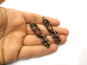 2 Copper Charm Antique Copper Charm (57x15mm) G17695