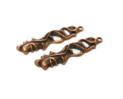 2 Copper Charm Antique Copper Charm (57x15mm) G17695