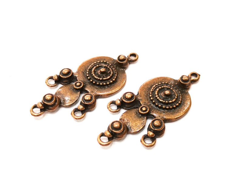 2 Copper Charm Antique Copper Charm (54x26mm) G17696