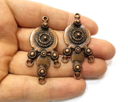 2 Copper Charm Antique Copper Charm (54x26mm) G17696