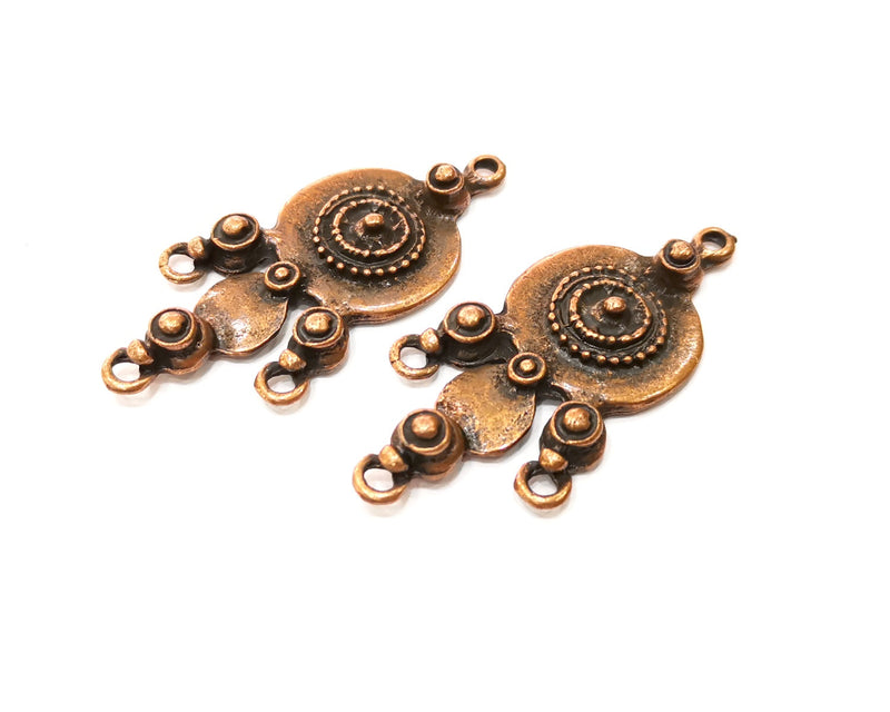 2 Copper Charm Antique Copper Charm (54x26mm) G17696