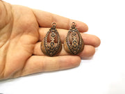 2 Copper Charm Antique Copper Charm (44x26mm) G17700