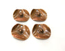 4 Charm Antique Copper Plated Charm (25mm) G17713