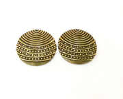 2 Antique Bronze Charm Antique Bronze Plated Charm (30mm) G17720