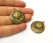 2 Antique Bronze Charm Antique Bronze Plated Charm (29mm) G17732