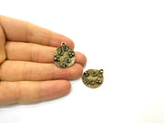 4 Antique Bronze Charm Antique Bronze Plated Charm (21mm) G17736