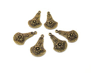 8 Antique Bronze Charm Antique Bronze Plated Charm (26x16mm) G17765