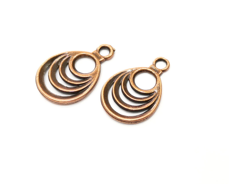 5 Copper Charm Antique Copper Charm (28x18mm) G17777