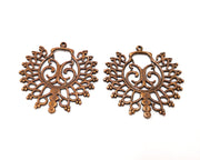 2 Copper Charm Antique Copper Charm (42mm) G17547