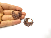 2 Copper Charm Antique Copper Charm (38x36mm) G17561
