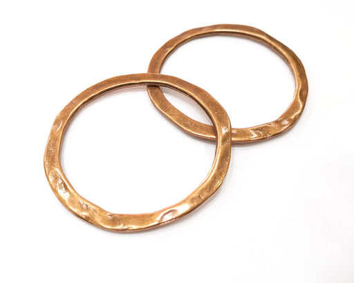 Circle Findings Connector Copper Circle Antique Copper Plated Metal (72mm) G17574
