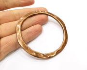 Circle Findings Connector Copper Circle Antique Copper Plated Metal (72mm) G17574
