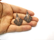 2 Copper Charm Antique Copper Charm (42x27mm) G17634