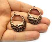 2 Copper Charm Antique Copper Charm (38x28mm) G17641