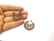 2 Copper Charm Antique Copper Charm (37mm) G17646