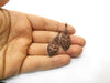 4 Leaf Charm Antique Copper Charm (44x16mm) G17649