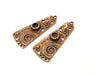 2 Copper Charm Antique Copper Charm (52x22mm) G17654