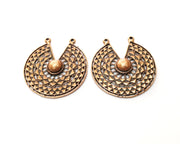 2 Copper Charm Antique Copper Charm (38x35mm) G17664