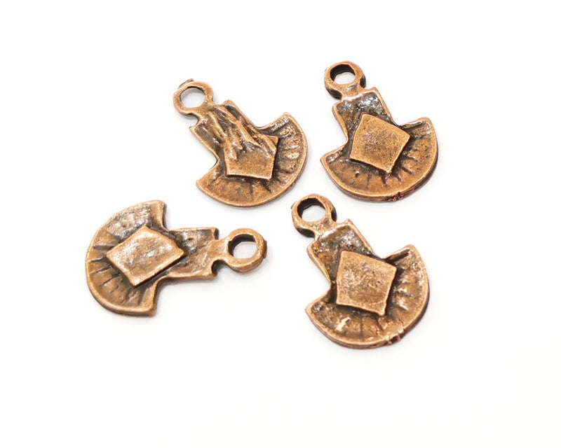 8 Copper Charm Antique Copper Charm (22x15mm) G17674