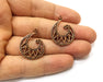 6 Copper Charm Antique Copper Charm (28x22mm) G17694