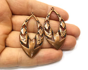 2 Copper Charm Antique Copper Charm (50x25mm) G17699