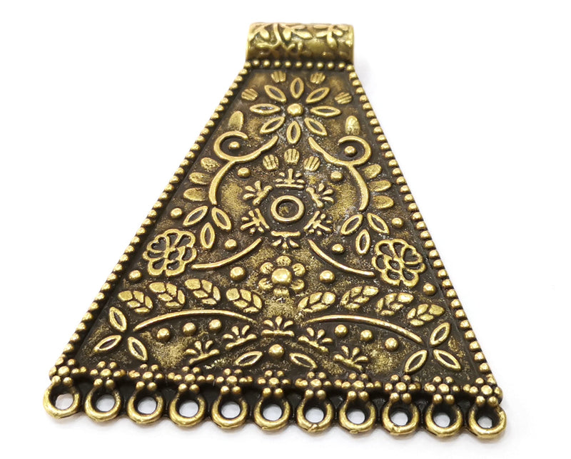 Antique Bronze Large Pendant Antique Bronze Plated Pendant (69x58mm) G17960
