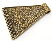 Antique Bronze Large Pendant Antique Bronze Plated Pendant (69x58mm) G17960