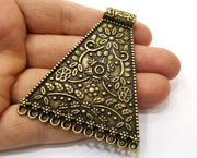 Antique Bronze Large Pendant Antique Bronze Plated Pendant (69x58mm) G17960