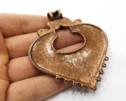 Antique Copper Large Pendant Antique Copper Plated Pendant (81x73mm) G17962