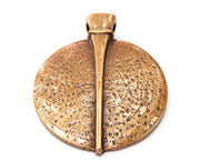 Antique Copper Large Pendant Antique Copper Plated Pendant (83x66mm) G17965