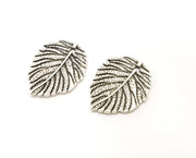 4 Leaf Charms Antique Silver Plated Charms (28x21mm)  G18008