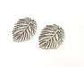 4 Leaf Charms Antique Silver Plated Charms (28x21mm)  G18008