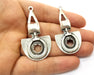 2 Silver Charms Antique Silver Plated Charms (56x28mm) G18093