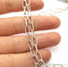 Antique Silver Plated Chain  1 Meter - 3.3 Feet (10.2x4.7 mm) G18185