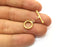 Toggle Clasps 10 sets Gold Plated Toggle Clasp Findings 16x12mm+19x6mm  G18197
