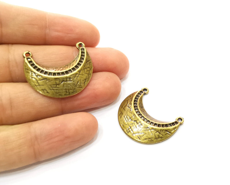 2 Antique Bronze Charm Antique Bronze Plated Charm (30x25mm) G18206