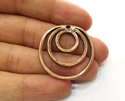 2 Charms Antique Copper Plated Charms (35x34mm)  G18238
