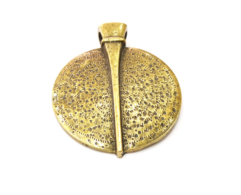 Antique Bronze Large Pendant Antique Bronze Plated Pendant (83x66mm) G17886
