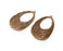 2 Copper Charms Antique Copper Plated Charms  (49x28mm)  G18452