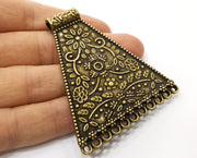 Antique Bronze Large Pendant Antique Bronze Plated Pendant (69x58mm) G17960