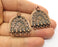 2 Copper Charms Antique Copper Plated Charms (33x30mm)  G18480