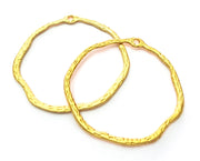 10 Gold Charms Gold Plated Charms  (43mm)  G17978