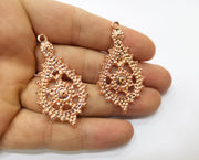 20 Rose Gold Charms Rose Gold Plated Charms (51x27mm) G18002