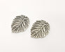 4 Leaf Charms Antique Silver Plated Charms (28x21mm)  G18008