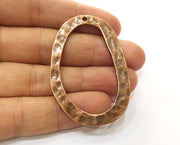 2 Leaf Charms Antique Copper Plated Charms (34mm) G18519