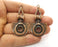 2 Copper Charms Antique Copper Plated Charms (56x28mm) G18523