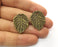 4 Leaf Charms Antique Bronze Plated Charms (28x21mm)  G18535