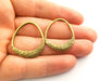 4 Bronze Charms Antique Bronze Plated Charms (32x27mm)  G18558