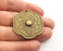 2 Antique Bronze Charms Antique Bronze Plated Charms (36x35mm)  G18576