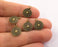 10 Antique Bronze Charms Antique Bronze Plated Charms (15x11mm)  G18607